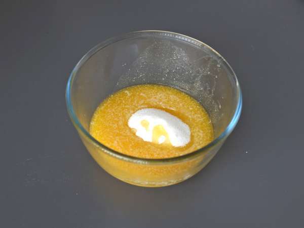 Extra fondant ανάποδη τούρτα μπανάνα - Προετοιμασία βήμα 3