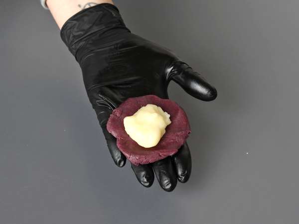 Μπισκότα Mochi με ube - Προετοιμασία βήμα 8