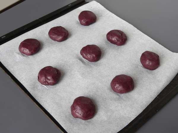 Μπισκότα Mochi με ube - Προετοιμασία βήμα 10