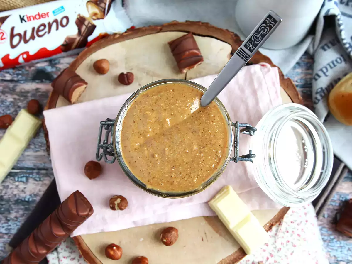 Άλειμμα με γεύση Kinder Bueno - 2 συστατικά μόνο - φωτογραφία 3