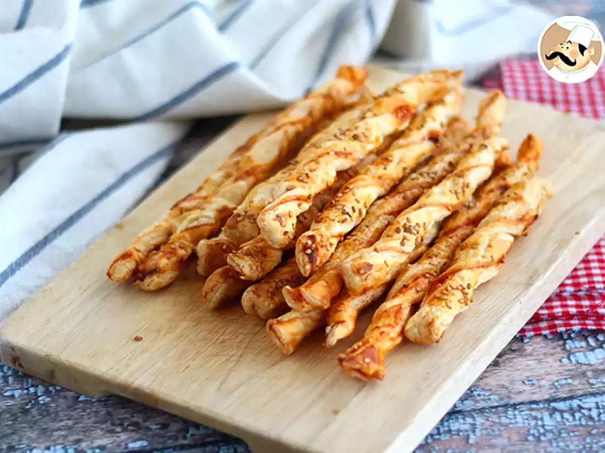 Αφράτο σουσάμι twists