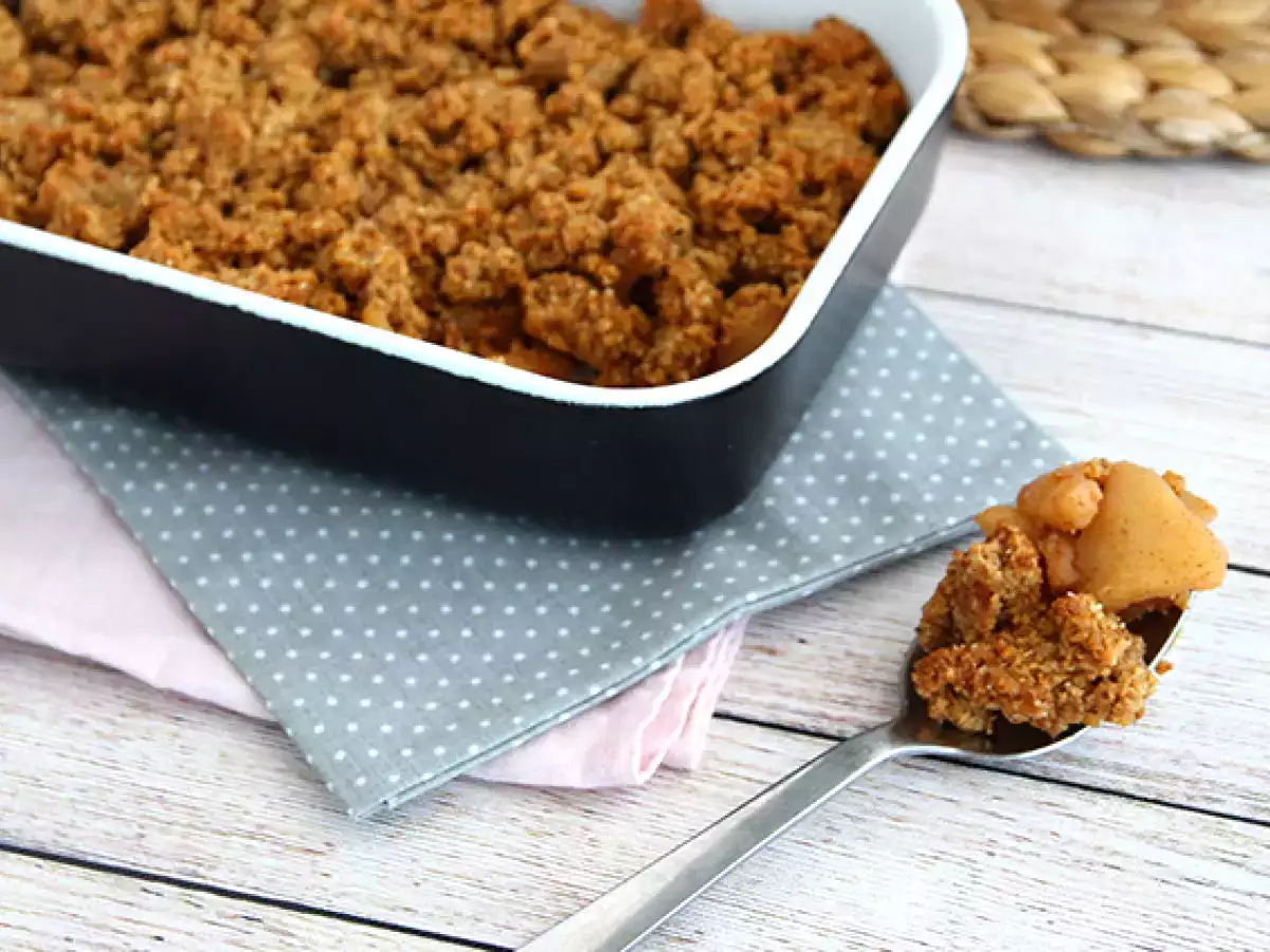 Apple crumble (vegan και χωρίς γλουτένη) - φωτογραφία 2