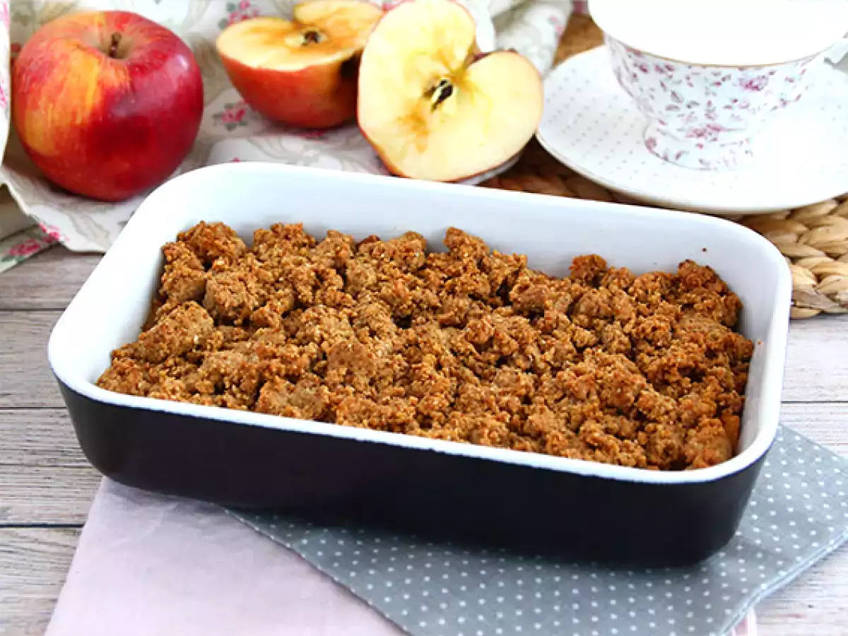 Apple crumble (vegan και χωρίς γλουτένη) - φωτογραφία 3