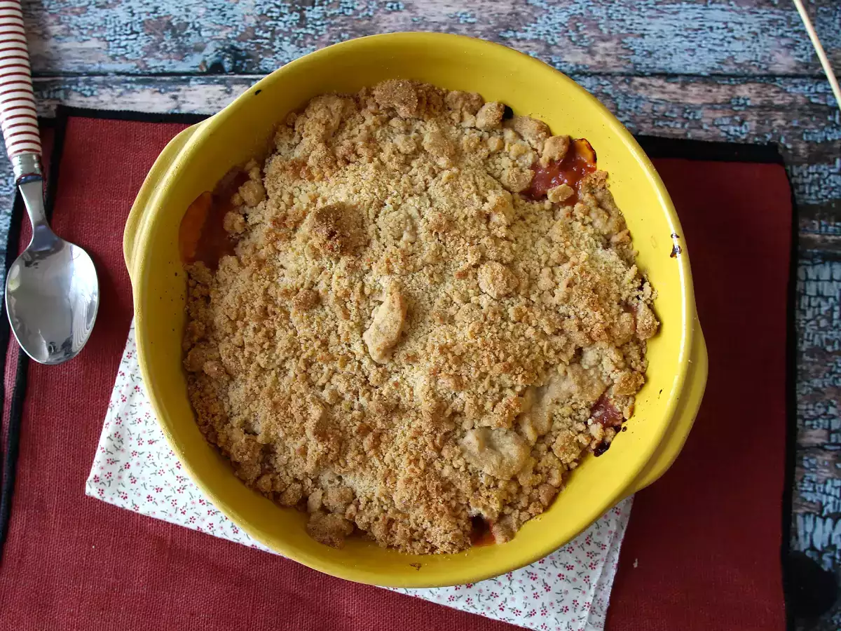 Apricot crumble - φωτογραφία 4