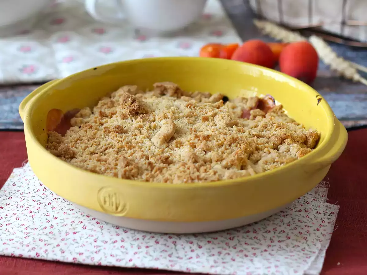 Apricot crumble - φωτογραφία 6