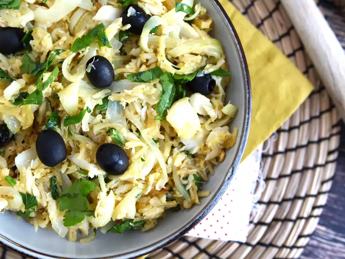 Bacalhau à Brás, μια εύκολη και νόστιμη παραδοσιακή πορτογαλική συνταγή - φωτογραφία 5