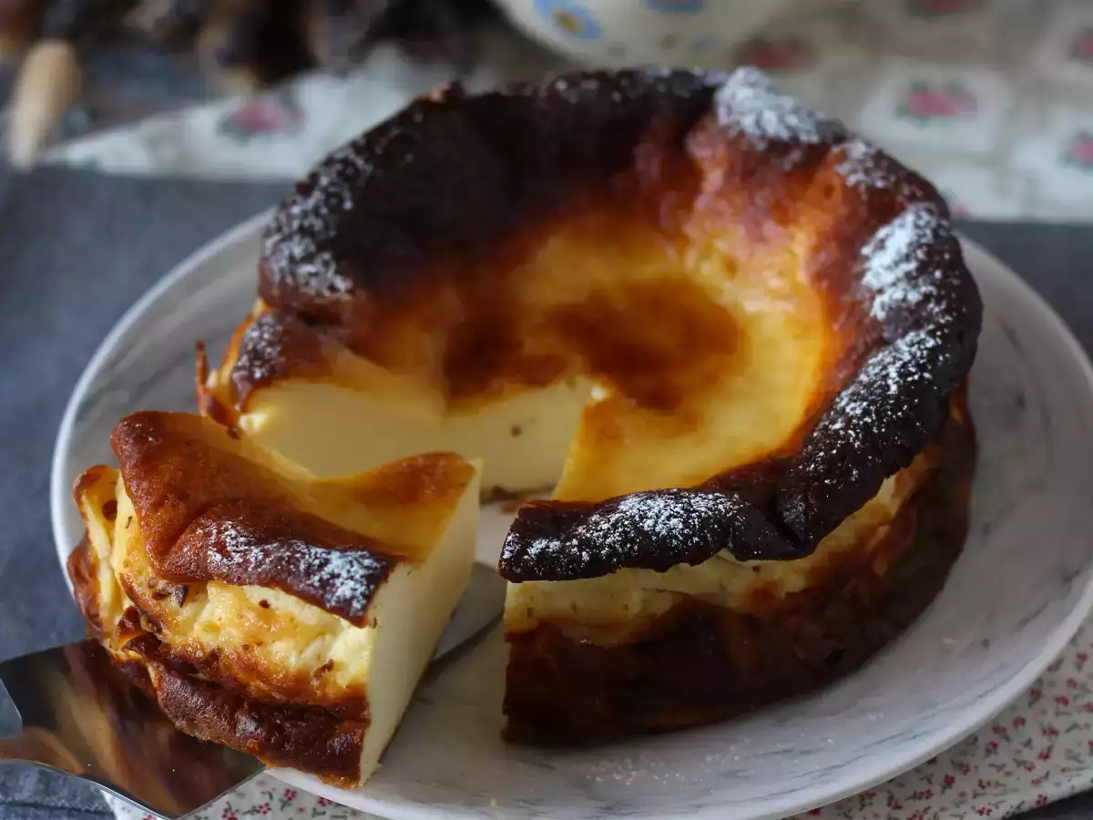 Βασκικό cheesecake - φωτογραφία 3