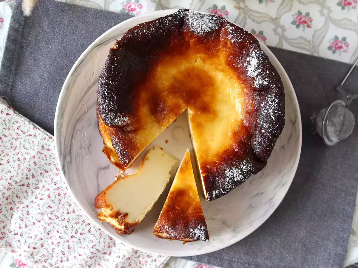 Βασκικό cheesecake - φωτογραφία 4