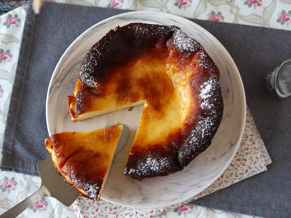 Βασκικό cheesecake - φωτογραφία 6