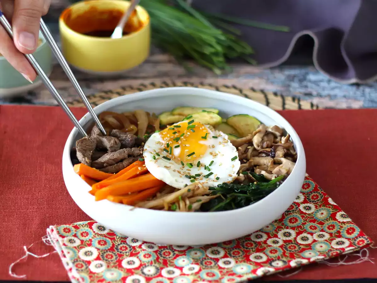 Bibimbap, το παραδοσιακό κορεατικό πιάτο - φωτογραφία 2