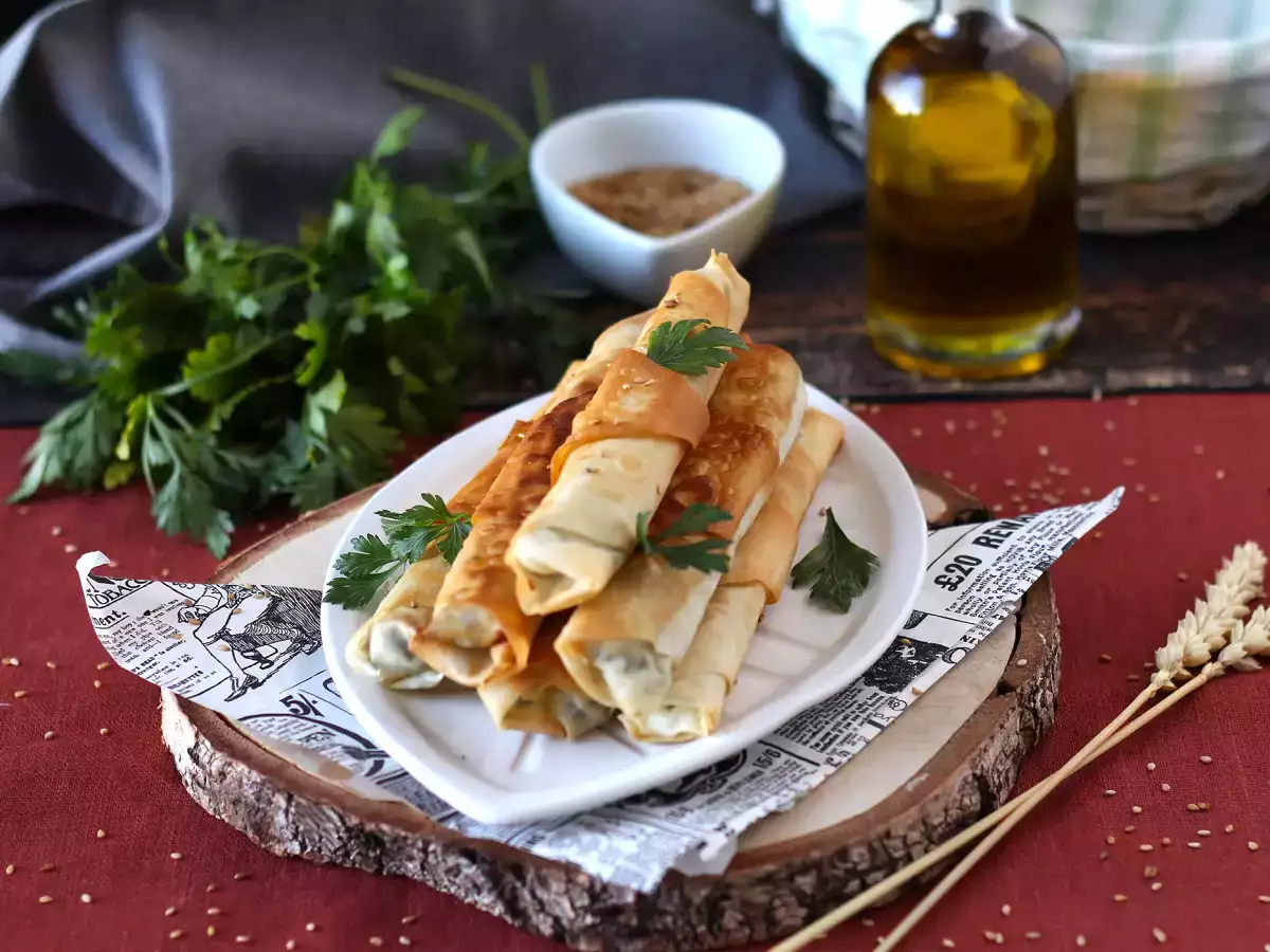 Börek με φέτα και μαϊντανό - φωτογραφία 7