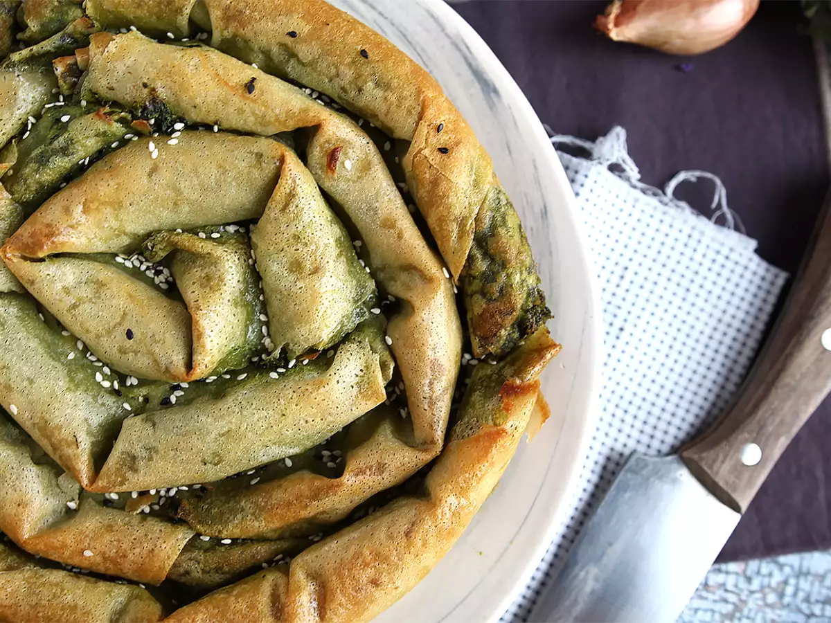 Borek, τουρκική πίτα με σπανάκι και τυρί - φωτογραφία 2