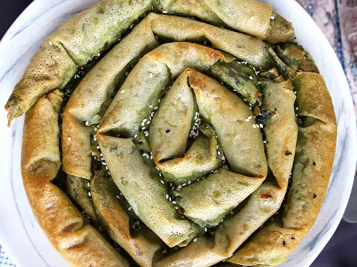 Borek, τουρκική πίτα με σπανάκι και τυρί - φωτογραφία 4