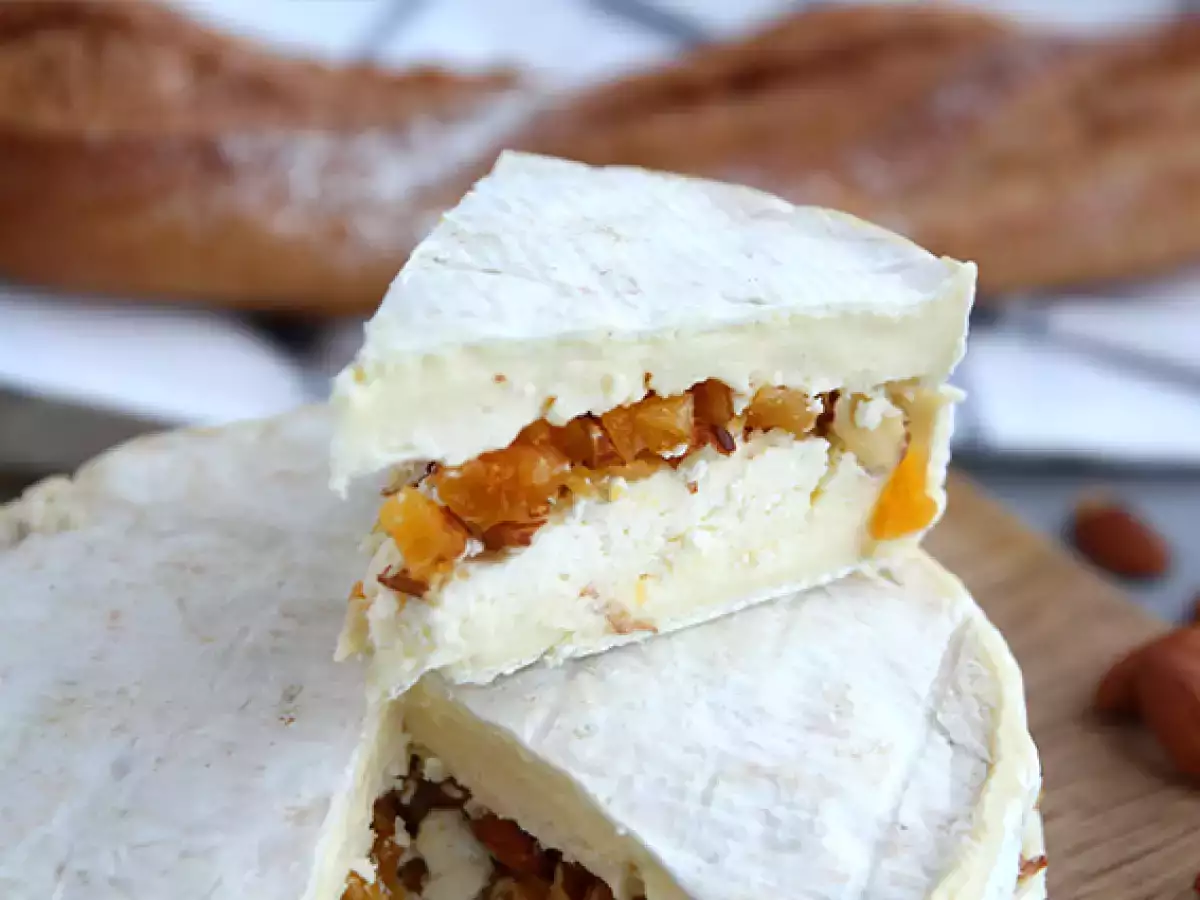 Brie με γέμιση βερίκοκου και αμυγδάλου - φωτογραφία 2
