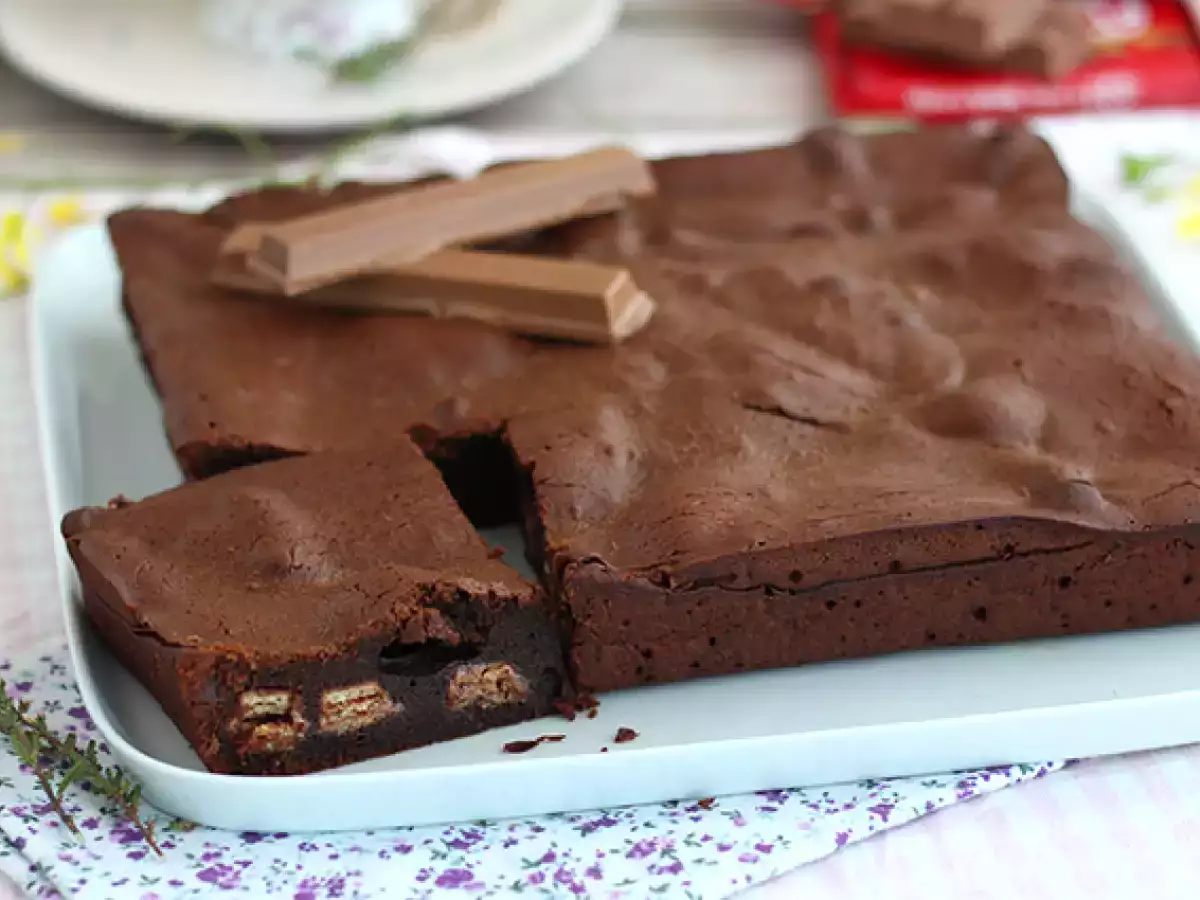 Brownie με Kit Kat ® - φωτογραφία 2