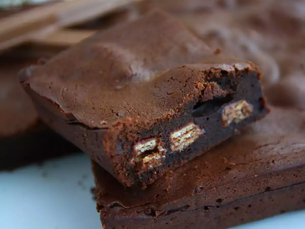 Brownie με Kit Kat ® - φωτογραφία 4