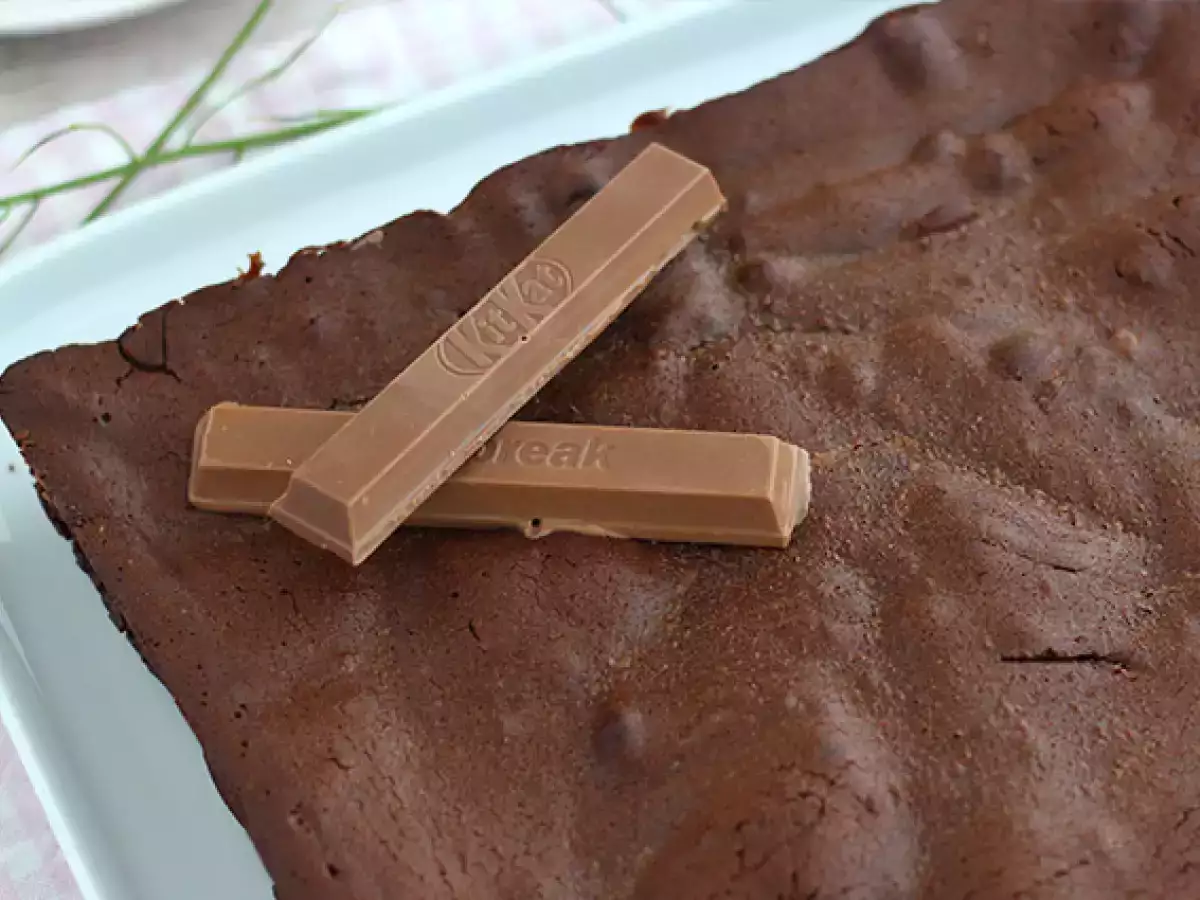 Brownie με Kit Kat ® - φωτογραφία 5