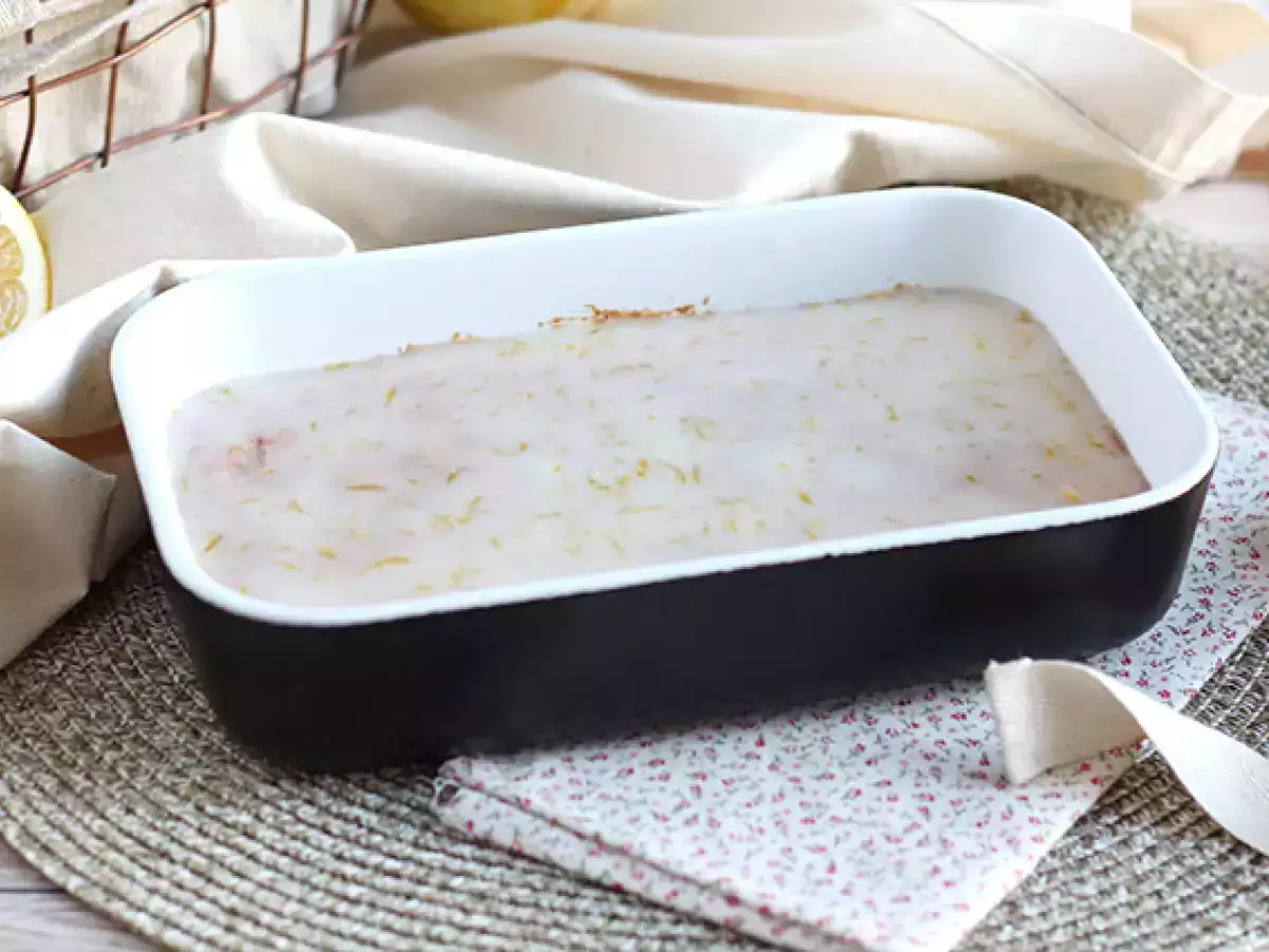 Brownie με λεμόνι και πλιγούρι βρώμης με γλάσο λεμονιού - φωτογραφία 5