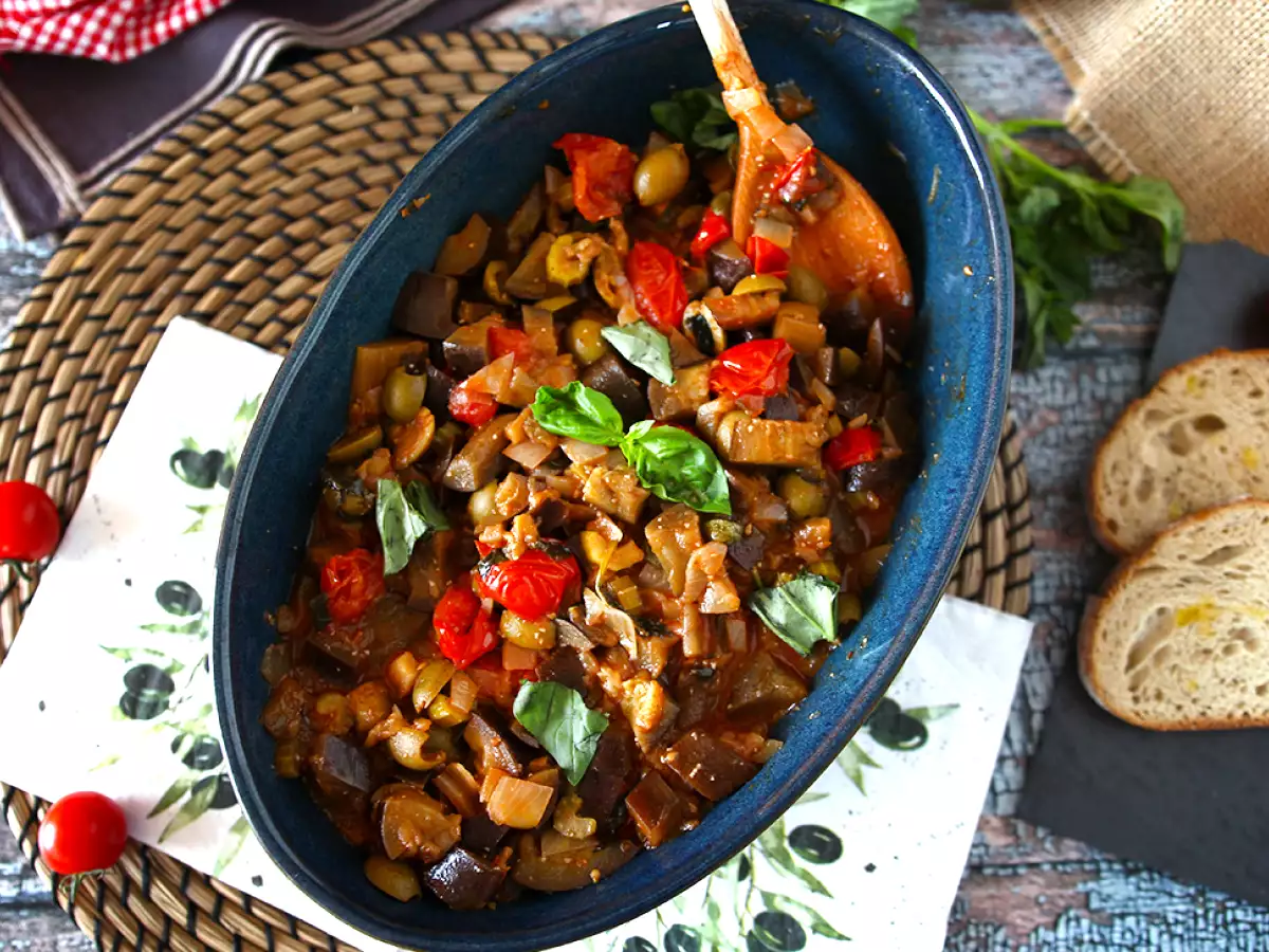 Caponata siciliana, η ανεπανάληπτη γρήγορη και εύκολη ιταλική συνταγή - φωτογραφία 3