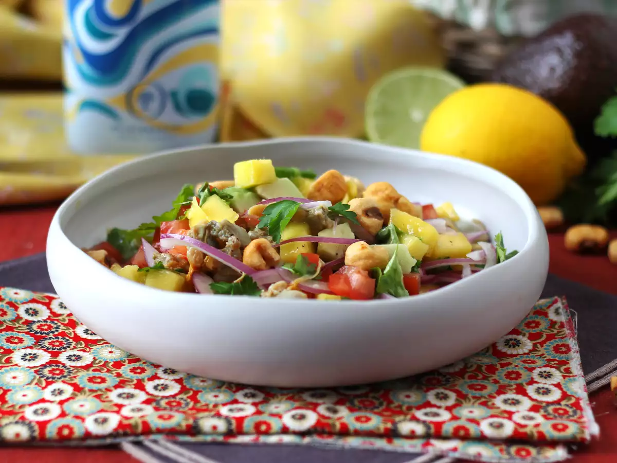 Ceviche με κονσερβοποιημένα κοκοράκια - φωτογραφία 4