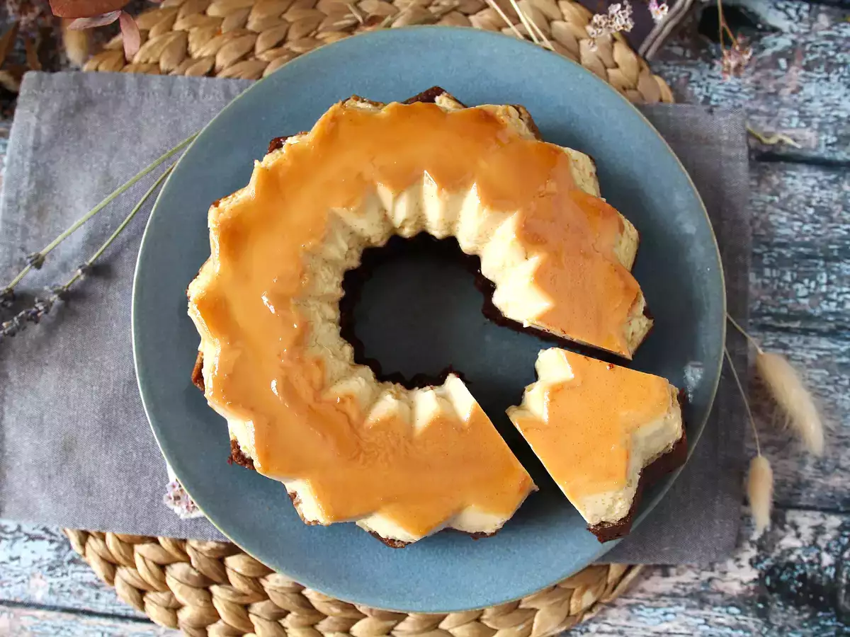 Choco flan, ο τέλειος συνδυασμός ενός ζουμερού κέικ σοκολάτας και ενός flan καραμέλας βανίλιας - φωτογραφία 5
