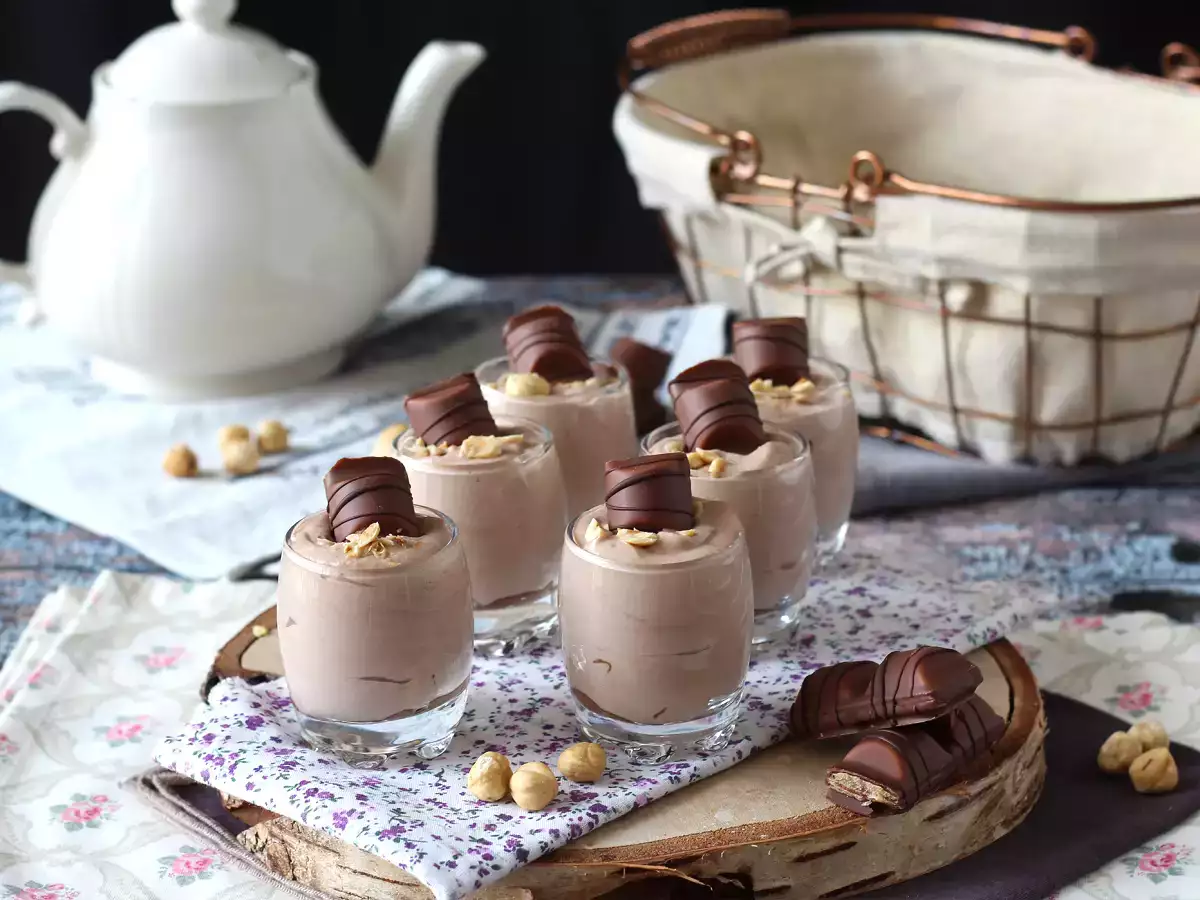 Χωρίς ψήσιμο, εξαιρετικά νόστιμες Kinder Bueno verrines - φωτογραφία 3