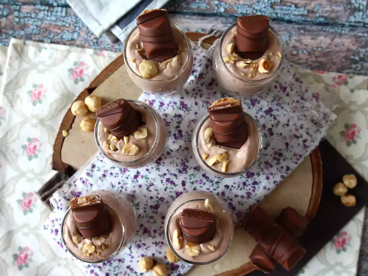 Χωρίς ψήσιμο, εξαιρετικά νόστιμες Kinder Bueno verrines - φωτογραφία 4