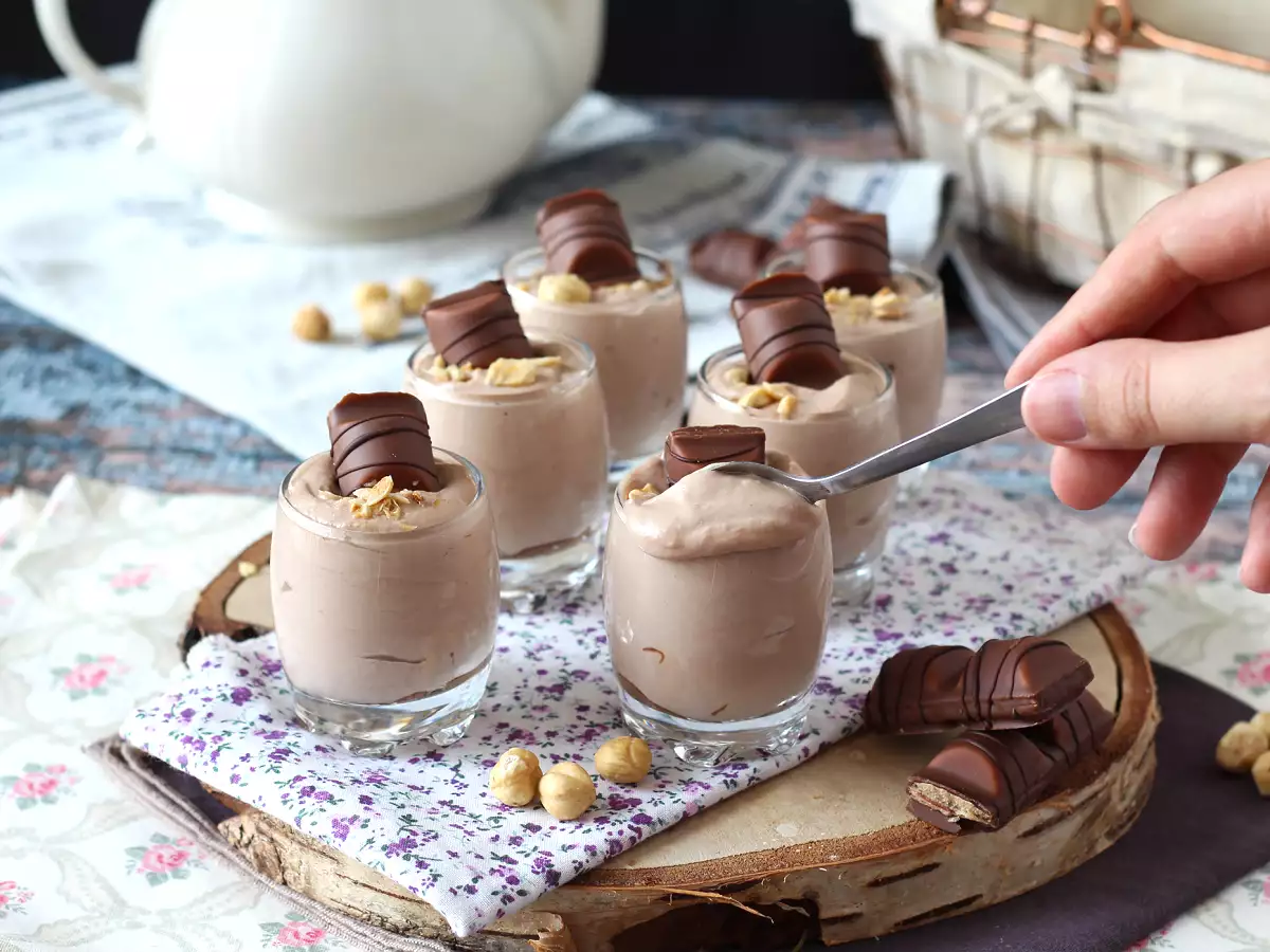 Χωρίς ψήσιμο, εξαιρετικά νόστιμες Kinder Bueno verrines - φωτογραφία 5