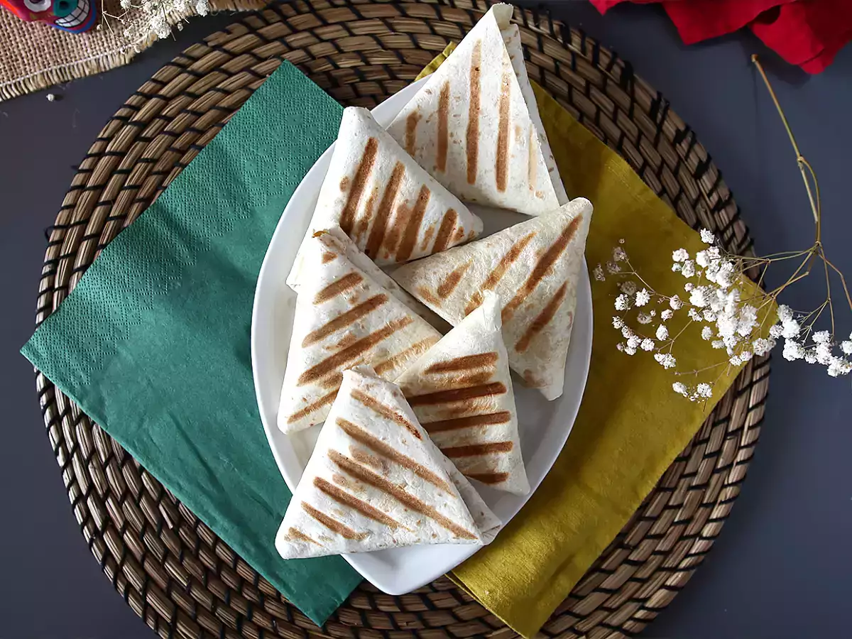 Χορτοφαγικές samosas taco - φωτογραφία 3