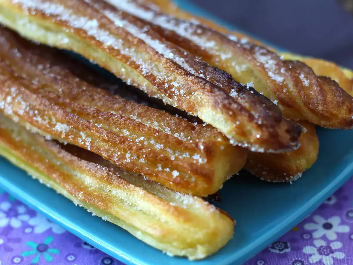 Churros μαγειρεμένα στη φριτέζα αέρος - φωτογραφία 7