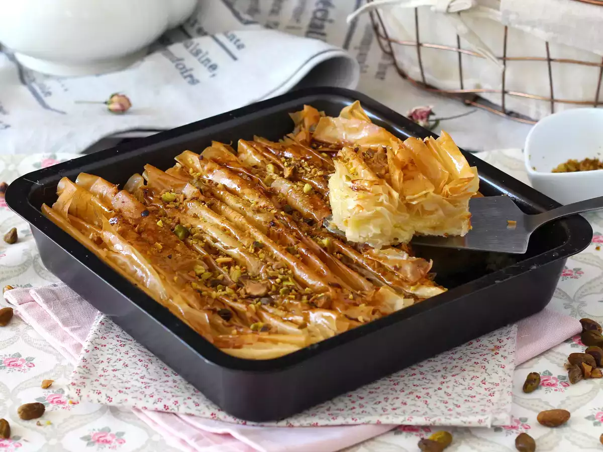 Crinkle cake, το σούπερ τραγανό κέικ που φτιάχνεται εύκολα - Laz Borek turc facile - φωτογραφία 2