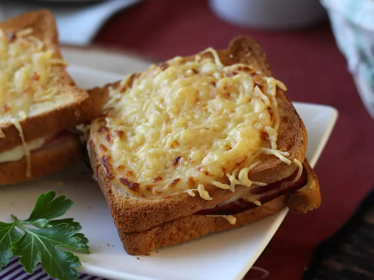 Croque monsieur με AirFryer - φωτογραφία 2