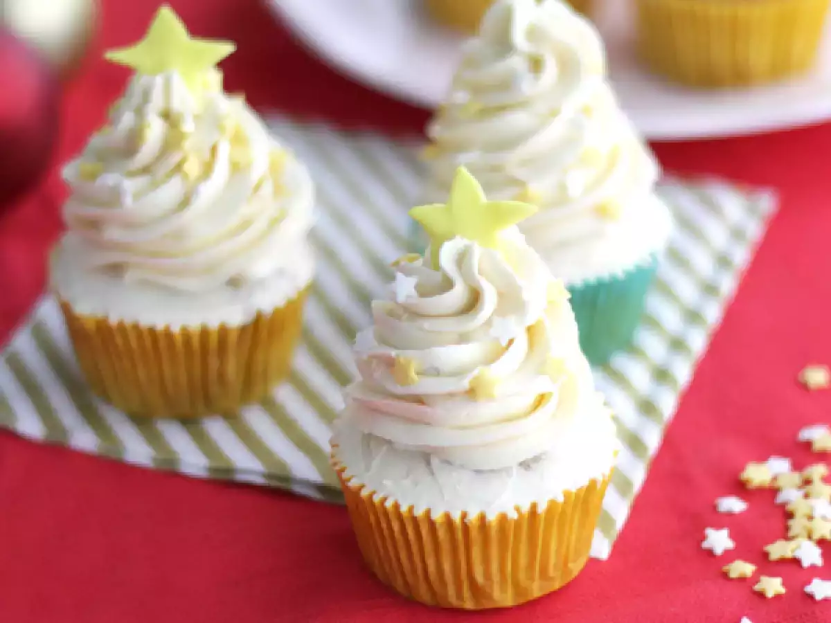 Cupcakes διακοσμημένα για τα Χριστούγεννα - φωτογραφία 4