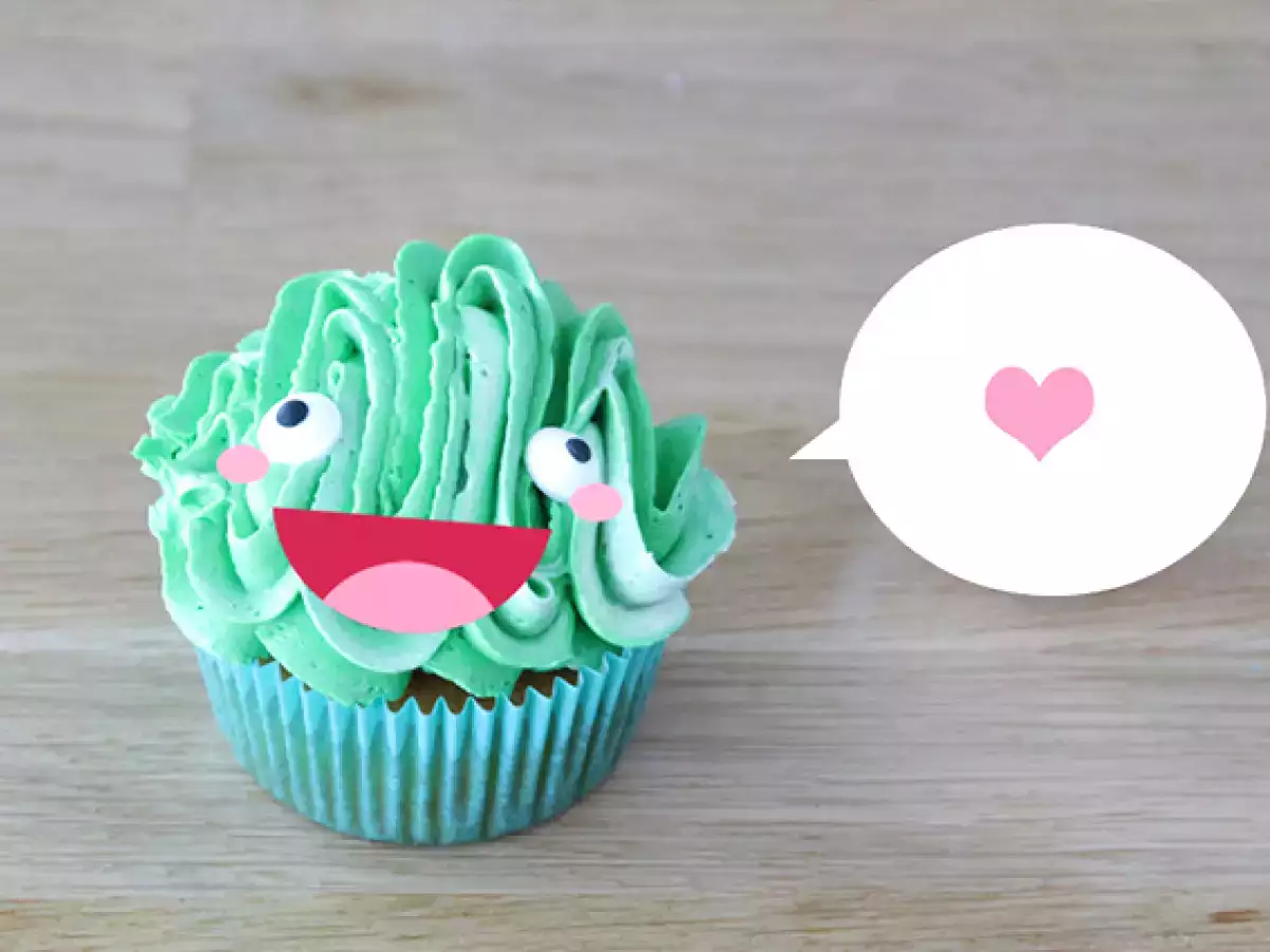 Cupcakes με τέρατα για τις Απόκριες - φωτογραφία 3