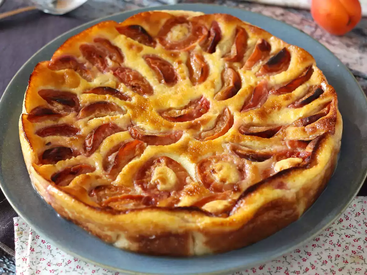 Εύκολο clafoutis βερίκοκο - φωτογραφία 5