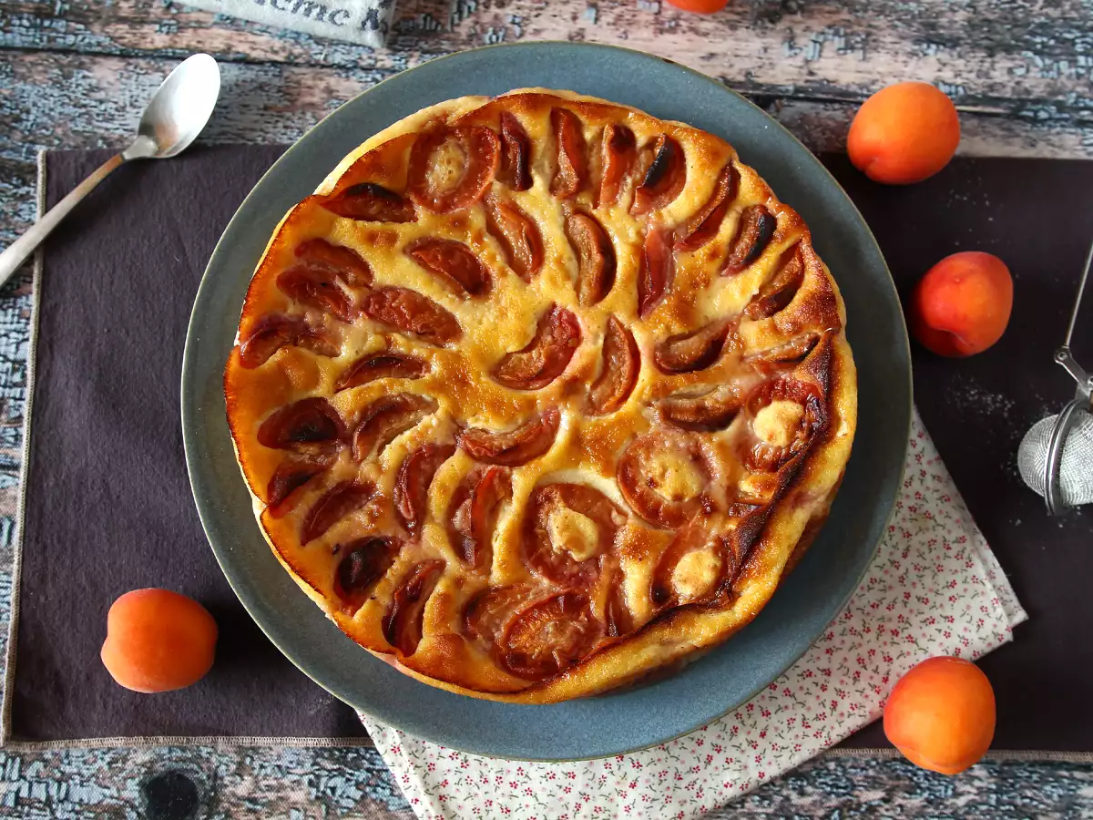 Εύκολο clafoutis βερίκοκο - φωτογραφία 8