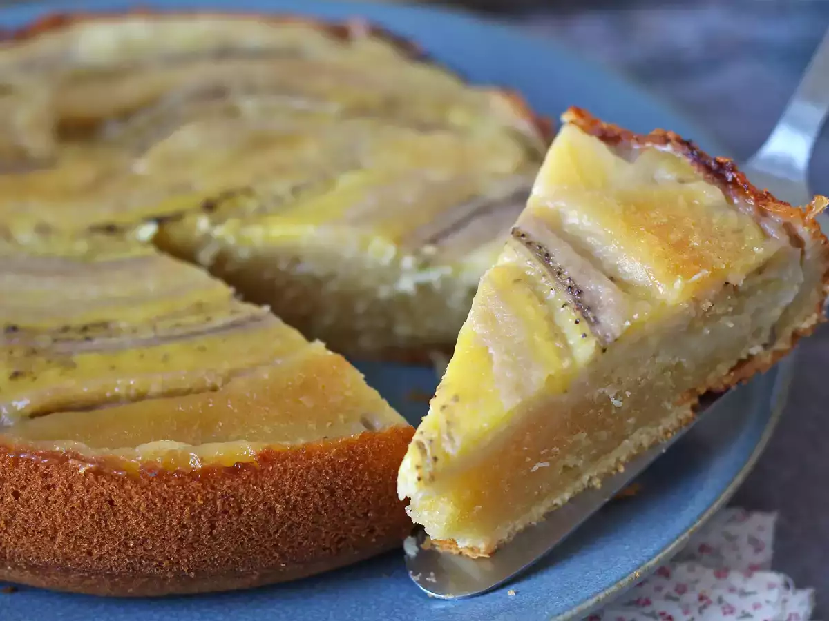 Extra fondant ανάποδη τούρτα μπανάνα