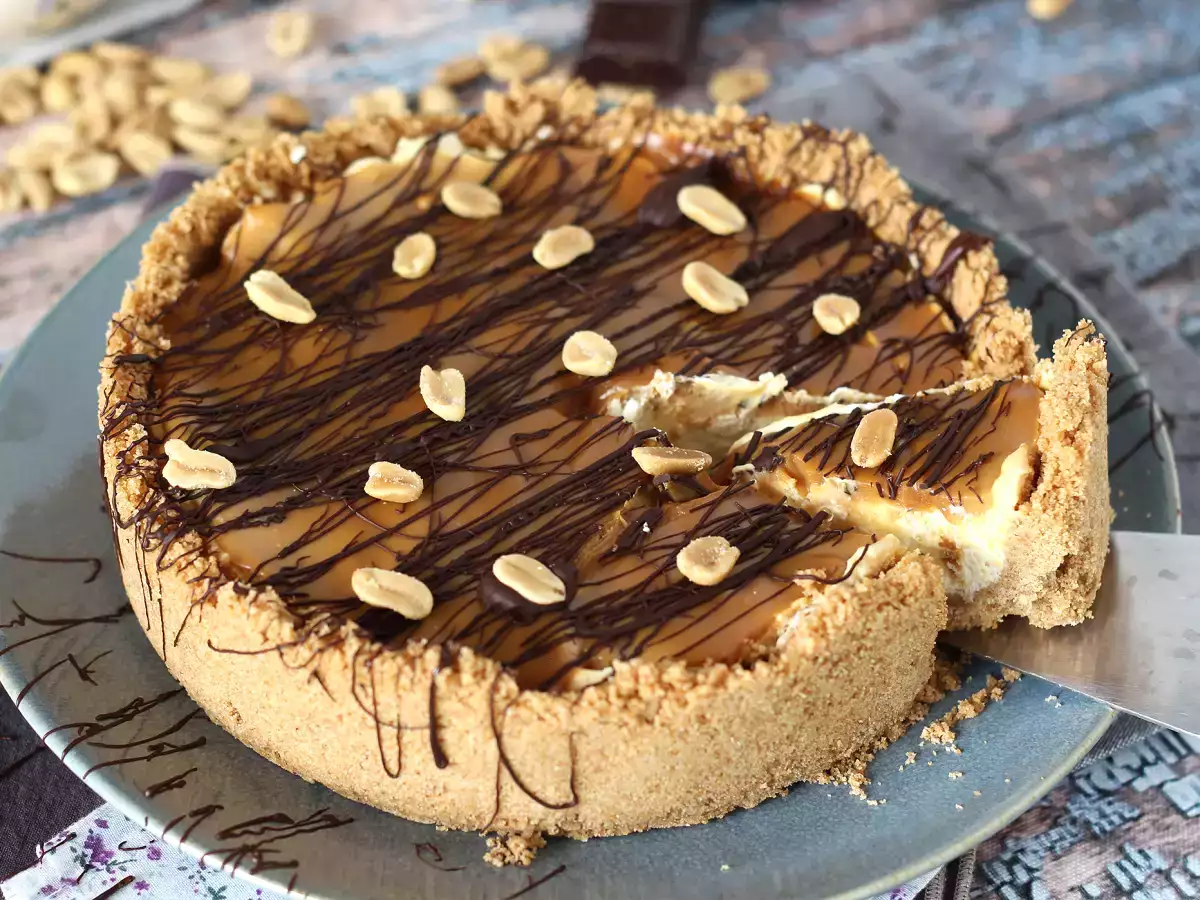 Extra-gourmand τυρόπιτα τύπου Snickers - φωτογραφία 3