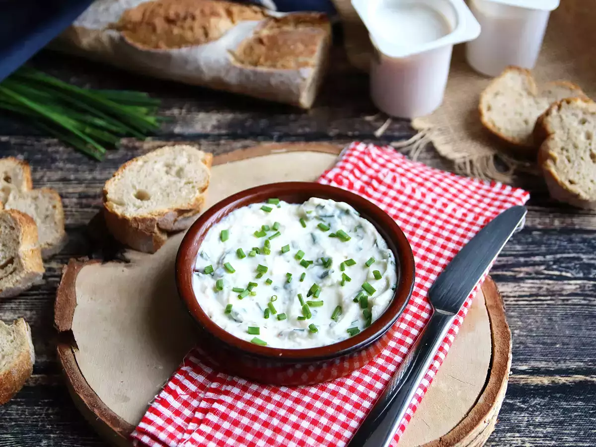 Faux-mage frais σκόρδο και βότανα (το vegan τυρί με βάση τη σόγια!) - φωτογραφία 4