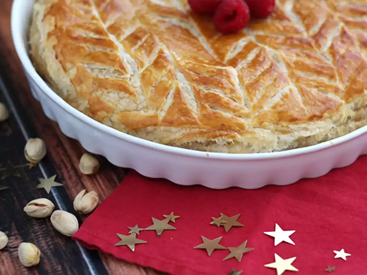 Frangipane βατόμουρο φιστίκι galette des rois - φωτογραφία 2