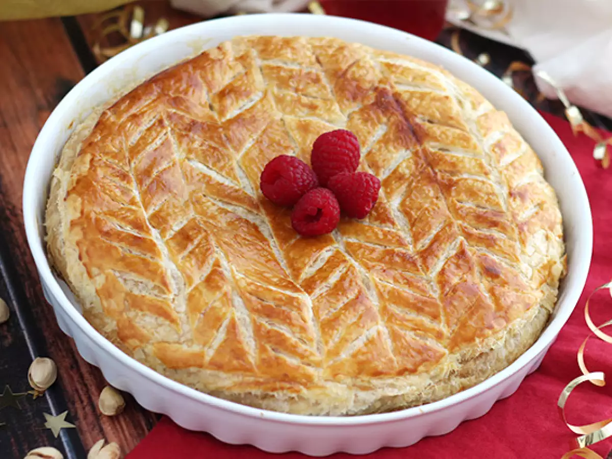 Frangipane βατόμουρο φιστίκι galette des rois - φωτογραφία 4
