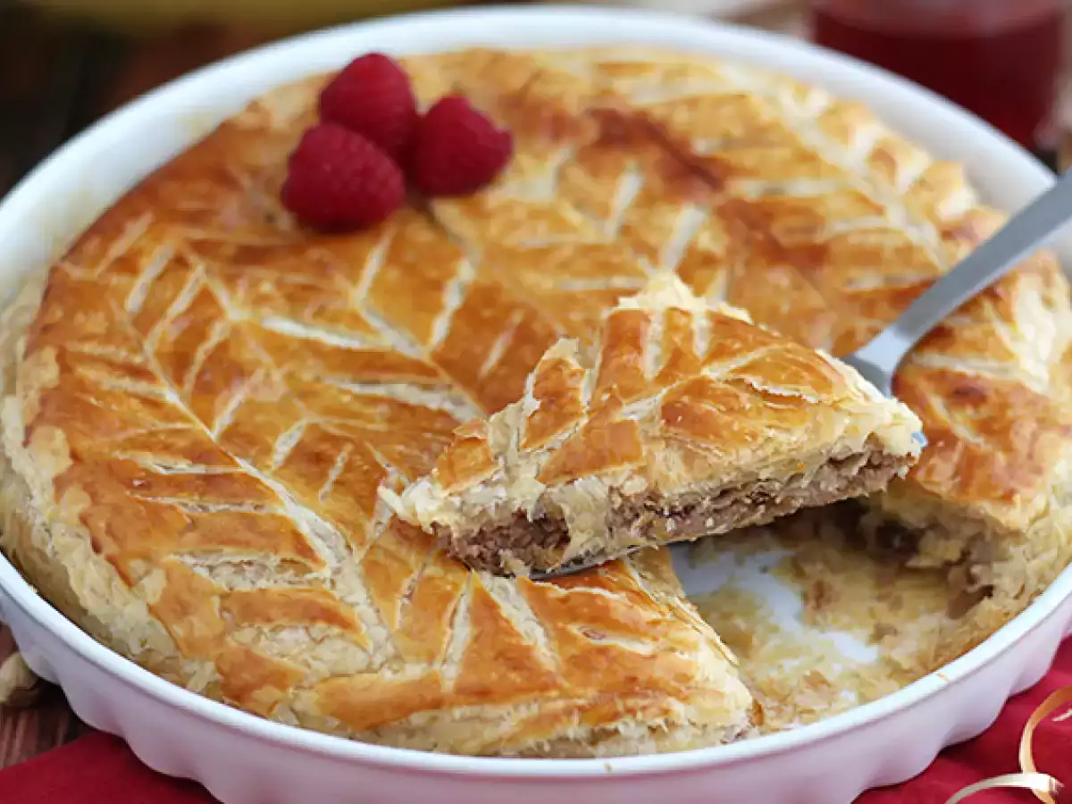 Frangipane βατόμουρο φιστίκι galette des rois - φωτογραφία 5