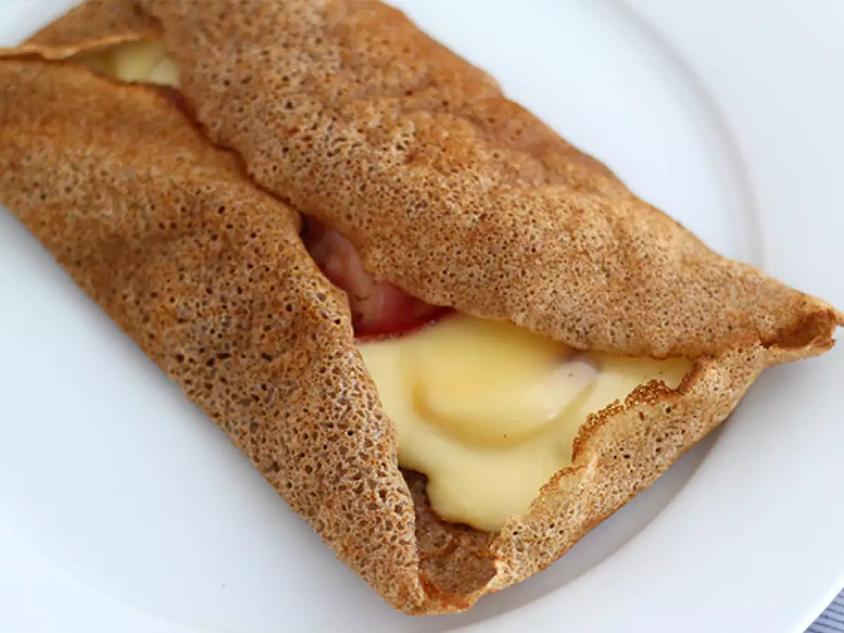Γαλέτα φαγόπυρου με τυρί raclette - φωτογραφία 2