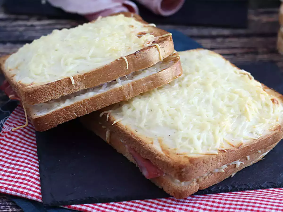 Gourmet croque-monsieur με σάλτσα μπεσαμέλ - φωτογραφία 2