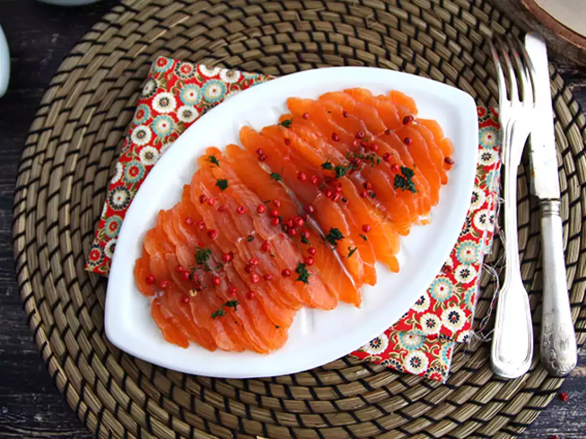 Gravlax, ο μαριναρισμένος σολομός σουηδικού τύπου - φωτογραφία 3