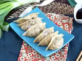 Gyozas με κοτόπουλο, καρότα και μανιτάρια, φωτογραφία 1