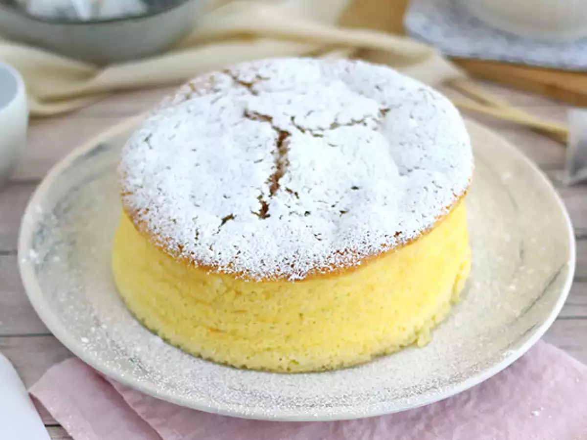 Ιαπωνικό cheesecake (ελαφρύ και αέρινο) - φωτογραφία 2