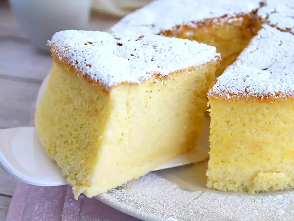Ιαπωνικό cheesecake (ελαφρύ και αέρινο) - φωτογραφία 3