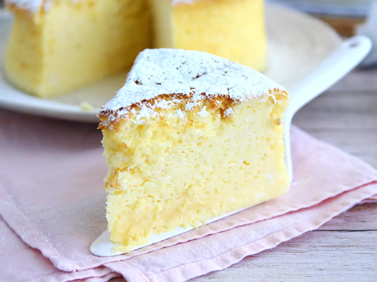 Ιαπωνικό cheesecake (ελαφρύ και αέρινο) - φωτογραφία 4