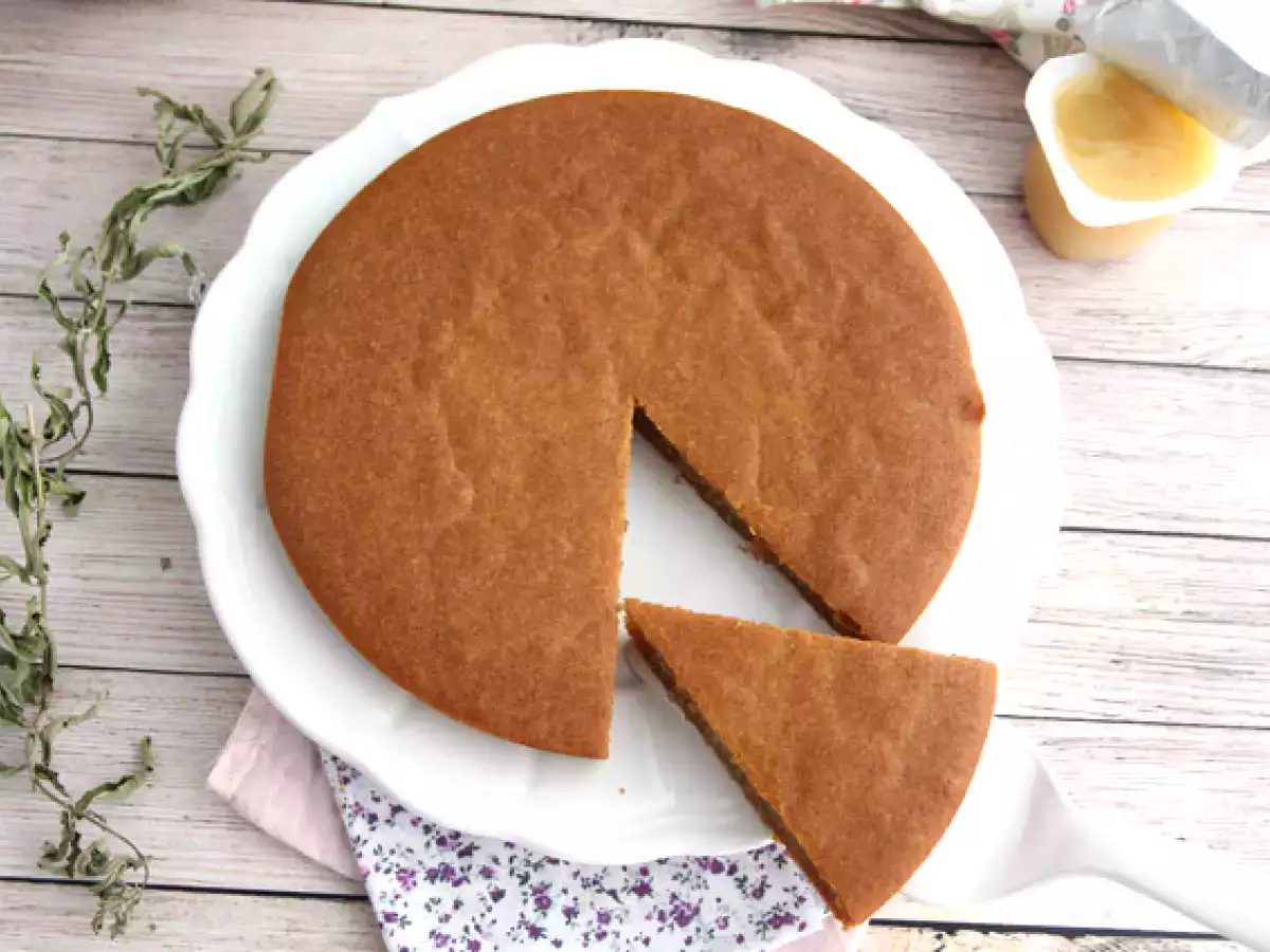 Κέικ γιαουρτιού σόγιας με σάλτσα μήλου (vegan και χωρίς γλουτένη) - φωτογραφία 4